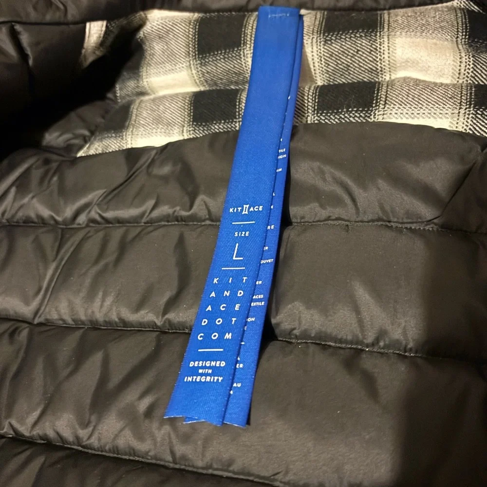 Kit and Ace Black and White Plaid Jacket with PREMIUM Rose Gold hardware - Picture 2 of 11